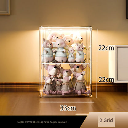 Stuffed Toy Display Cabinet Lingna Beier Storage Box