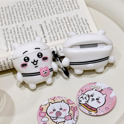 MINISO Chiikawa Apple airpods case kawaii cartoon Anime Hachiware usagi AirPods pro 2 3 pro2 Bluetooth ear case Girly boys Gift