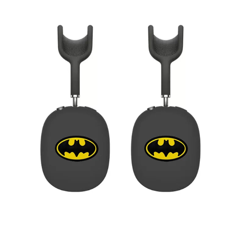 DIY Cartoon Marvel Batman Earphone Case for Apple AirPods Max Earmuff Silicone Protective Cover for AirPods Max Earphone Case