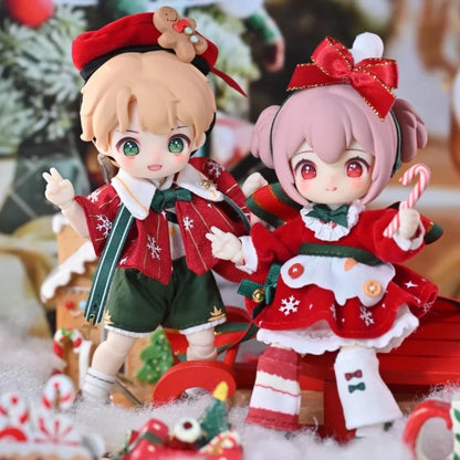 Christmas Nagi Kindergarten Wish Party Series 1/12 Bjd Kawaii Boys And Girls Oints Action Figure Desktop Collect Collectable Toy