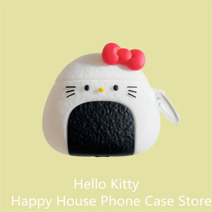 2024 New 3D Hello Kitty For Apple AirPods 4 Earphone Cover 4rd Generation Silicone Wireless Bluetooth Headphone Protective Case