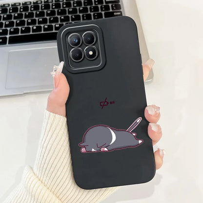 Lens Protective Case For Realme 8i RMX3151 Cute Cartoon Soft Silicone Back Cover For Realme8i Phone Cases