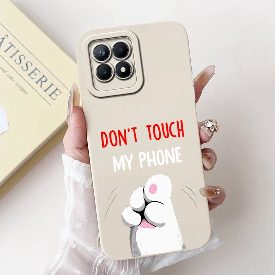 Lens Protective Case For Realme 8i RMX3151 Cute Cartoon Soft Silicone Back Cover For Realme8i Phone Cases