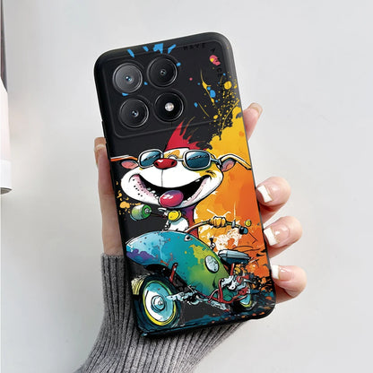 For Xiaomi Poco X6 Pro 5G Case Cute Cartoon Cat Frog Cover Soft TPU Phone Case For Xiaomi Poco X6 PocoX6 Pro X6Pro Fundas Bumper