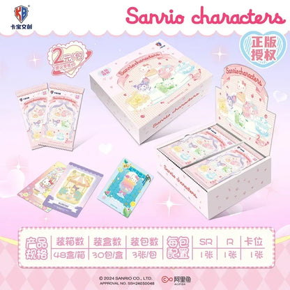 Genuinely Sanrio Card Life Diary Sanrio Family Coolomi Life Diary HelloKitty Pink Cute Anime Card Collection Card Kids Toy Gift