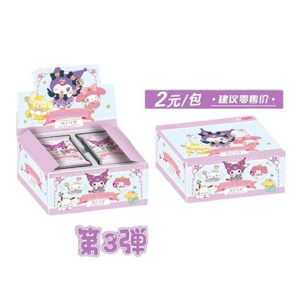 HelloKitty Card Global Travel Theme Collection Cards Sanrio Series Pink Cute Cards Genuine Authorized Collection Card