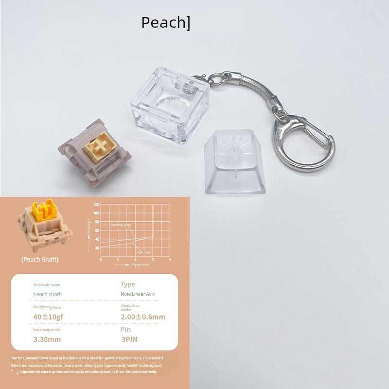 Milk Tea Keychain Customized Chemical Shaft Tester