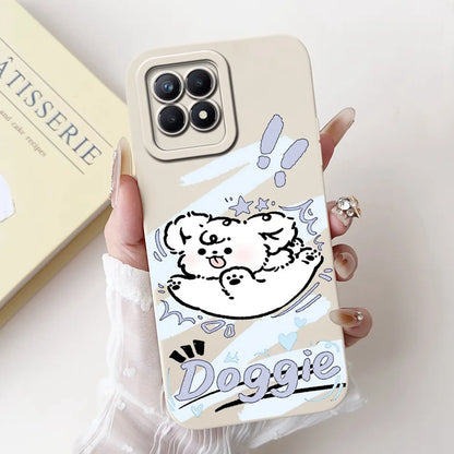 Lens Protective Case For Realme 8i RMX3151 Cute Cartoon Soft Silicone Back Cover For Realme8i Phone Cases