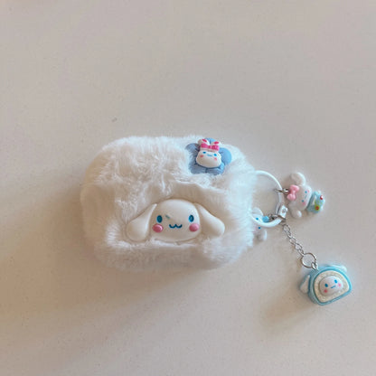 MINISO 3D Melody Kuromi Hello Kitty AirPods Pro Protective Case Airpods 1/2/3 Generation Wireless Bluetooth Headphone Plush Case