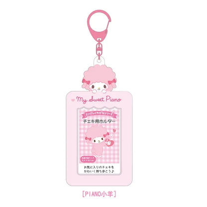 Sanrios Kuromi Cinnamoroll Purin Dog Photocard Bag Cute Cartoon My Melody Card Holders Student Id Credit Card Storage Case Bag