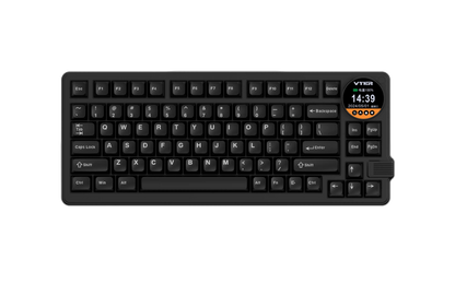 New Feker K75 Gaming Mechanical Keyboard With Knob Screen 3 Mode Bluetooth Wireless 83keys PBT Keycaps RGB custom Keyboards Gift