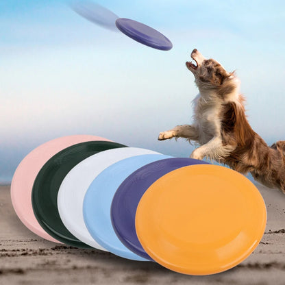 Pet Dog Flying Disk Toy Silicone Float Bite Disc For Dog Game Flying Discs Resistant Chew Puppy Training Interactive Supplies