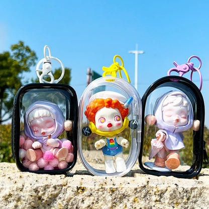 Jewelry Storage Box Transparent Storage Bag Mystery Box Keychain Bag Storage Box Thickened Wallet Cute Doll Bag Storage Bag