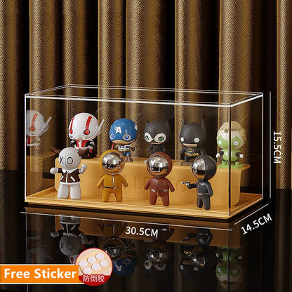 Blind Box Storage Display Stand Hand-made Lego Showcase Transparent Dustproof Cabinet Acrylic Display Box for Popmart