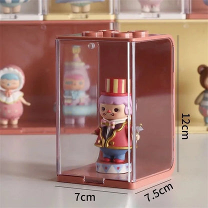 Thickened Acrylic Display Box Desktop Superimposed Large Capacity Dolls Organizer LEGO Product Storage Box Handmade Dolls Displa