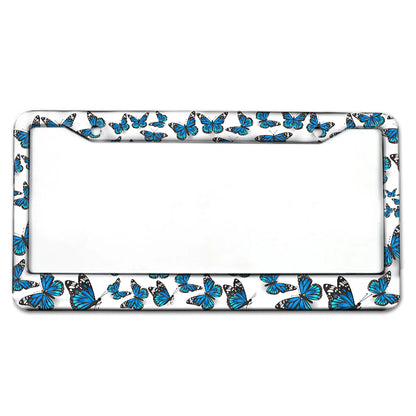 Universal Aluminum Alloy US Car License Plate Frame Cover Auto Accessory Waterproof Number Plate Holder Car Decoration2023