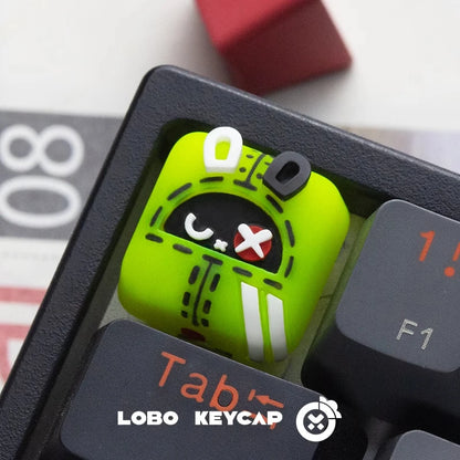 Zenless Zone Zero Bangboo Keycap Anime Mechanical Keayboard Keycap Resin Art Cute Keycaps For PC Gamer Custom Accessories Gift