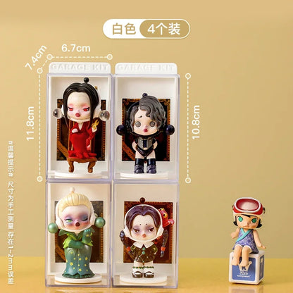 1/6pcs Blind Box Storage Display Rack Hand Puppet Single Doll Storage Box Acrylic Transparent Dustproof Toy Organization Cabinet