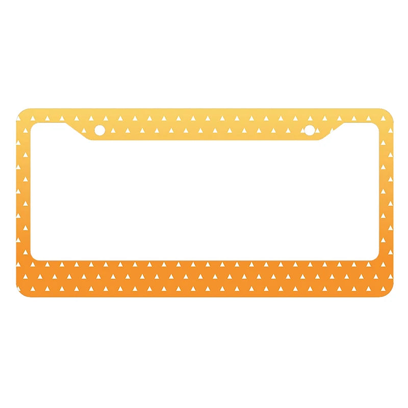 Japanese anime personalized and standardized car license plate frame color scheme Cute matching customized products -2