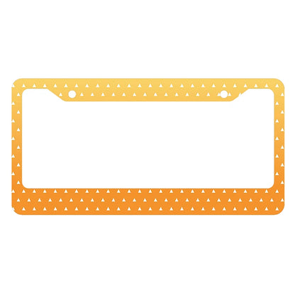 Japanese anime personalized and standardized car license plate frame color scheme Cute matching customized products -2