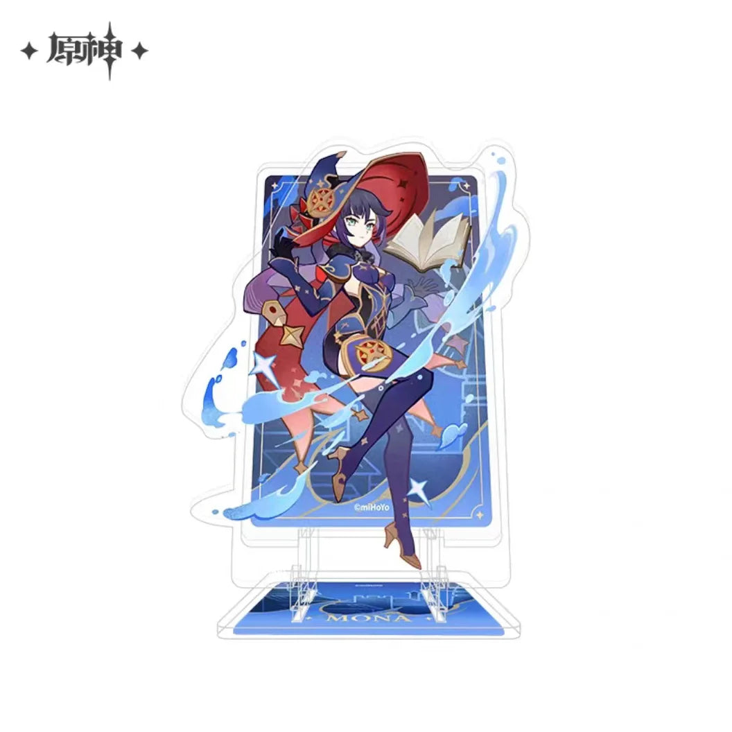 Sunsyea Genshin Impact Official Merch miHoYo Original Authentic QSZH Acrylic Phone Stand Xiao Ganyu Tartaglia Venti Klee