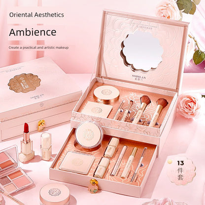 Menglan Fu Beautiful Makeup Items 13-Piece Christmas Gift Birthday Gift for Girlfriend Girlfriends' Gift for Wife