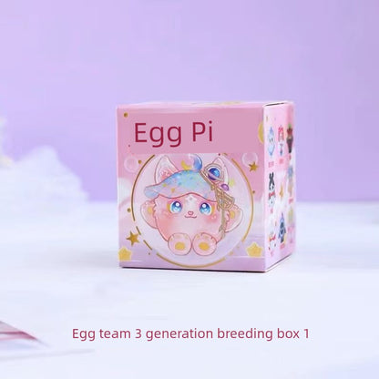 Egg Puff Party Game In Stock Desktop Blind Box Hand Office