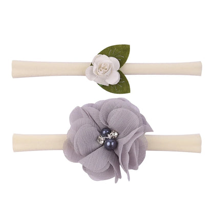 1Pcs Baby Girl Cute Flower Headband Elastic Hair Band Newborn Head Toddler Headband Headwear Kids Accessories Christmas Gifts