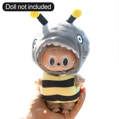 17cm Cute Mini Plush Doll'S Clothes Outfit Accessories For Korea Kpop Exo Labubu II Idol Dolls Sitting Party Clothing DIY Gift