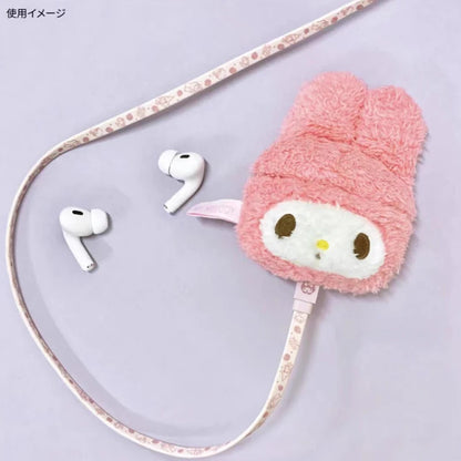 Kawaii Cute Sanrio Kuromi Cinnamoroll My Melody Earphone Storage Bag Cartoon Plush Protective Case Suitable For Airpods Pro 1 2