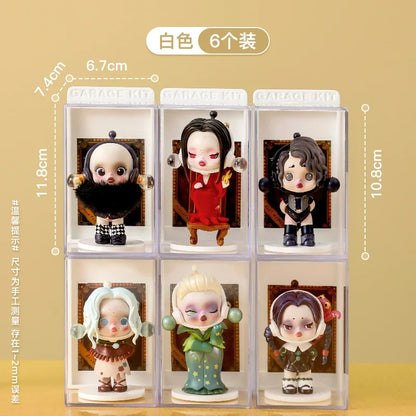 1/6pcs Blind Box Storage Display Rack Hand Puppet Single Doll Storage Box Acrylic Transparent Dustproof Toy Organization Cabinet