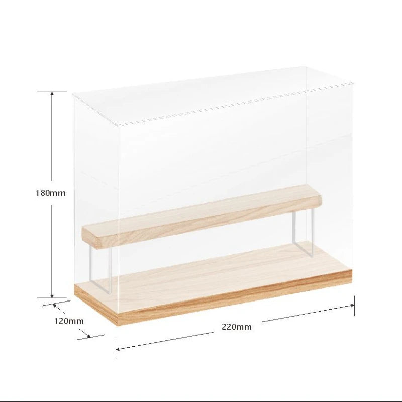 Acrylic Storage Box Blind Box Doll Toys Gift Display Rack Cosmetic Perfume Storage Shelf Home Decor Organizer Stand 2-4 Tiers