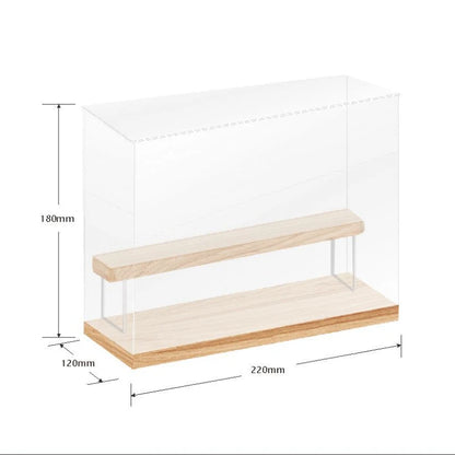 Acrylic Storage Box Blind Box Doll Toys Gift Display Rack Cosmetic Perfume Storage Shelf Home Decor Organizer Stand 2-4 Tiers