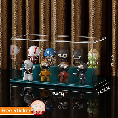 Blind Box Storage Display Stand Hand-made Lego Showcase Transparent Dustproof Cabinet Acrylic Display Box for Popmart