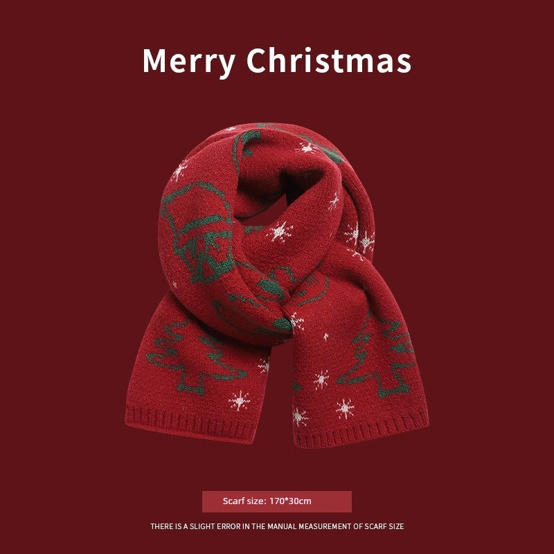 New Year Christmas Cute Female Winter Wool Gift