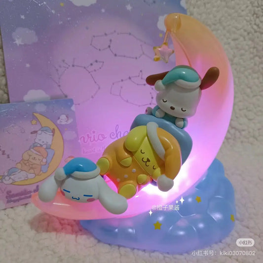 In Spot Sanrio Characters A Sweet Dream Series Elevator Night Light Pompompurin Cinnamoroll Pachacco Kawaii Toy Birthday Gift