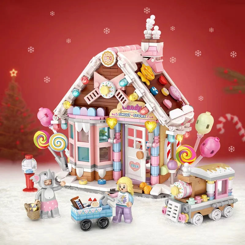 LOZ Candy House Children's Building Model Decoration Building Blocks Assembled Toys Puzzle Boys and Girls Birthday Gifts 1224