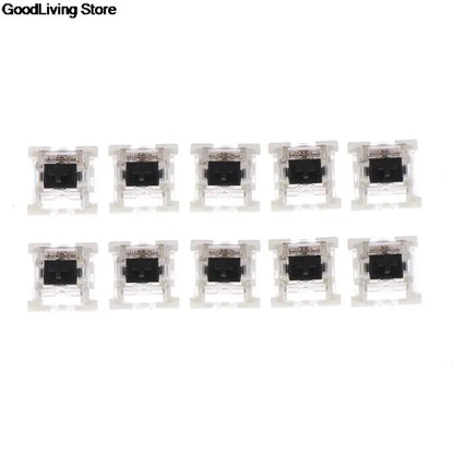 10Pcs/lot Outemu Mx Switches 3 Pin Mechanical Keyboard Black Blue Brown Switches for CIY Sockets SMD Replacement