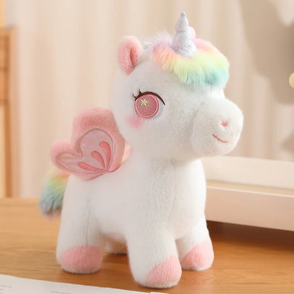 Cute Unicorn Plush Toy Stuffed Animal Plushies Unicorn Pillow Kids Toys Birthday Christmas Gift for Girls Boys