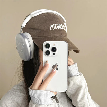 MINISO Headphone Soft Case For Apple Airpods Max Protective Case Cute Cartoon Transparent Anti-Drop Headset Cover