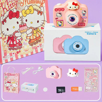 MINISO Hello kitty DV Digital Cameras Camcorder Children 2000W HD Cartoon Cinnamoroll Kawaii Pochacco Toys Portable Mini Camera