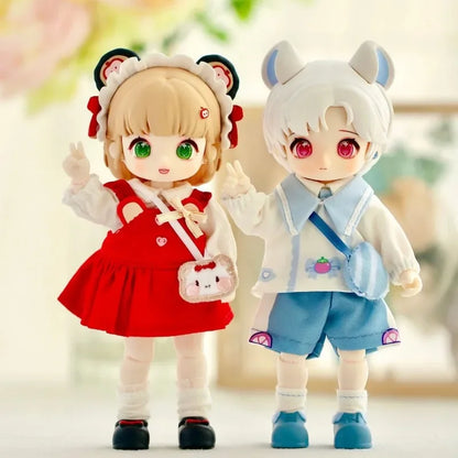 Anime Action Nagi Bjd Blind Box Exchange Student Series Figure Surprise Mystery Guess Bag Kawaii Model Children Cute Toys Gifts