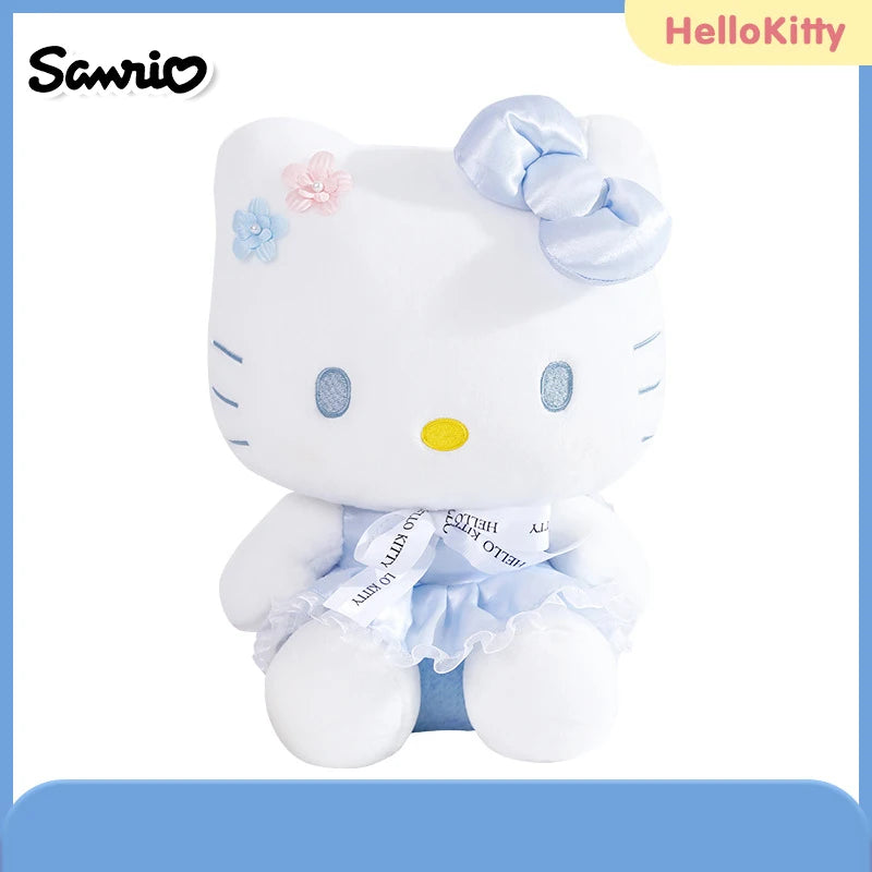 Kawaii Sanrio Anime Hello Kitty Kuromi Cartoon Cute Stuffed Toys Plushier Soft Pillow Child Party Kid Birthday Gift Plush Dolls