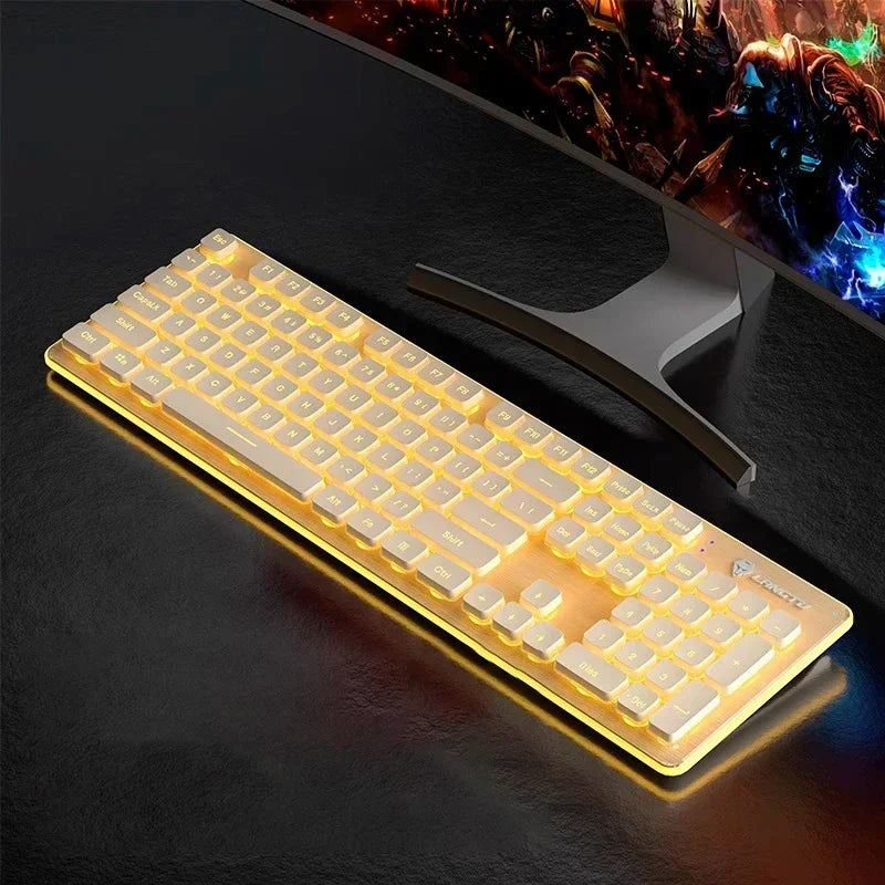 LangTu L1 Mechanical Touch Silent Esports Games Office Backlight Wire Wireless Keyboard Desktop Notebook d Customize Keyboards