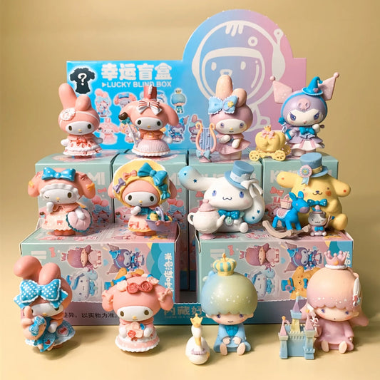 New Sanrio Blind Box Kawaii Kuromi Cinnamoroll My Melody Figures Dolls Blind Bag Toy for Fans Gift 12 Random Styles