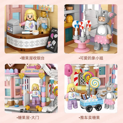 LOZ Candy House Children's Building Model Decoration Building Blocks Assembled Toys Puzzle Boys and Girls Birthday Gifts 1224