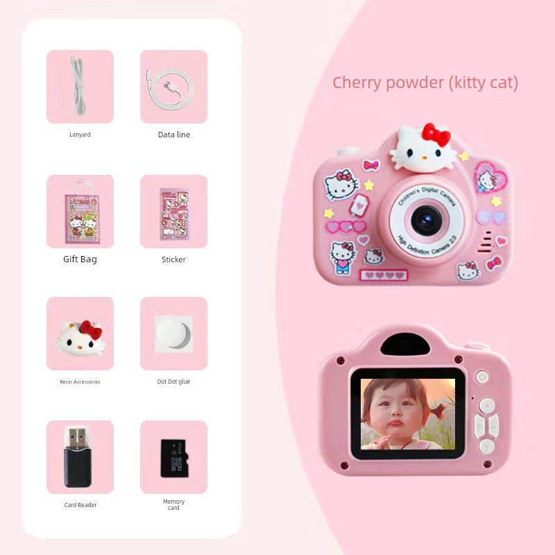 3-8 Years Old Girl Clow M Kids Camera