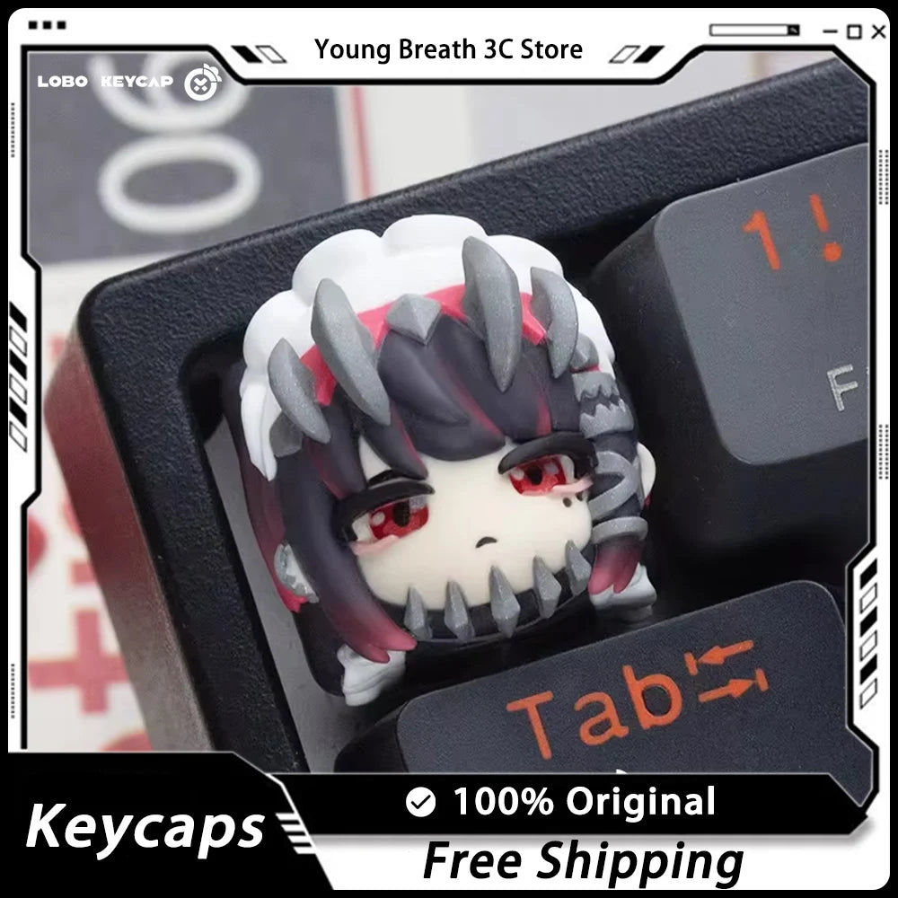 Zenless Zone Zero Bangboo Keycap Anime Mechanical Keayboard Keycap Resin Art Cute Keycaps For PC Gamer Custom Accessories Gift