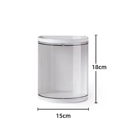 Display Box For POPMART Transparent Acrylic Rotating Wall Hanging Blind Box Storage For LEGO Doll Model Kits Organizer Cabinet