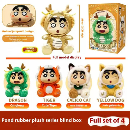 Original Crayon Shin-chan Blind Box, Vinyl Doll Series First Release, 6pcs/box, Cute Plush Toy, Model & Figurine, Gift Toy